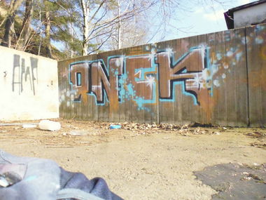 Graffiti Bombing - Photo by mariohanna - ONEK, AMF (2015)