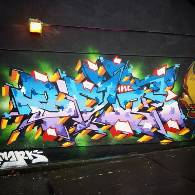 Graffiti Wall in Dublin  - Photo by mark_szo (2016)