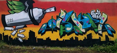 Graffiti Wall - Photo by mark_szo - BOMB, THE, CITY! (2013)