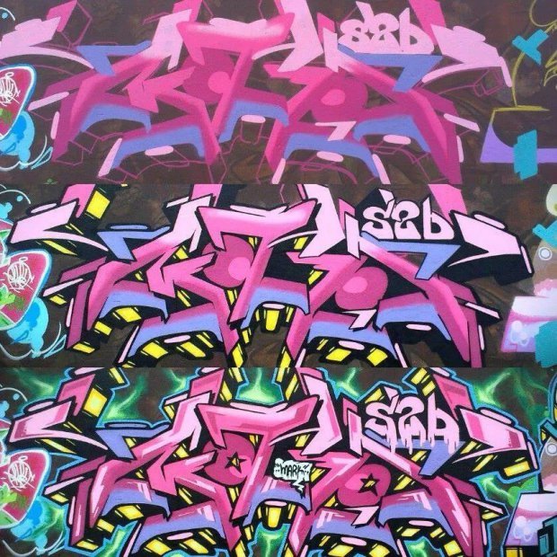 Graffiti Wall - Photo by mark_szo - step, by, step (2014)