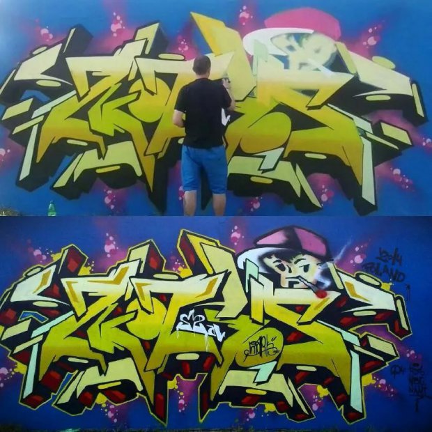 Graffiti Wall - Photo by mark_szo - mark, PL (2014)