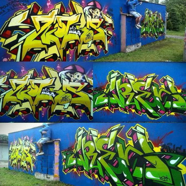 Graffiti Wall - Photo by mark_szo - mark, SZO, crew (2014)