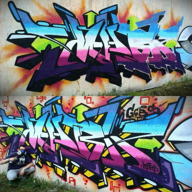Graffiti Wall - Photo by mark_szo - mark, GCBS (2014)