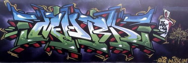 Graffiti Wall - Photo by mark_szo - ALLCITY, JAM, DUBLIN (2014)