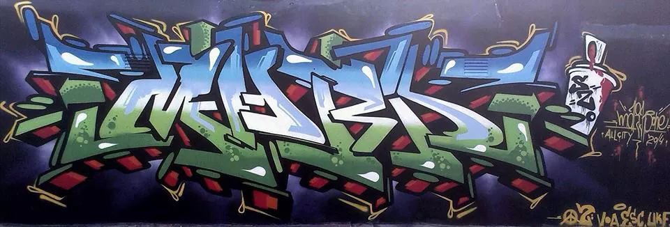 Graffiti Wall - Photo by mark_szo - ALLCITY, JAM, DUBLIN (2014)
