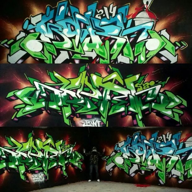 Graffiti Wall - Photo by mark_szo (2014)