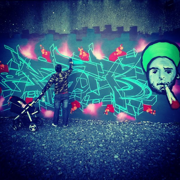 Graffiti Wall - Photo by mark_szo (2014)