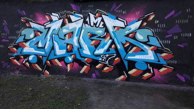 Graffiti Wall - Photo by mark_szo - Irelandgraff (2017)