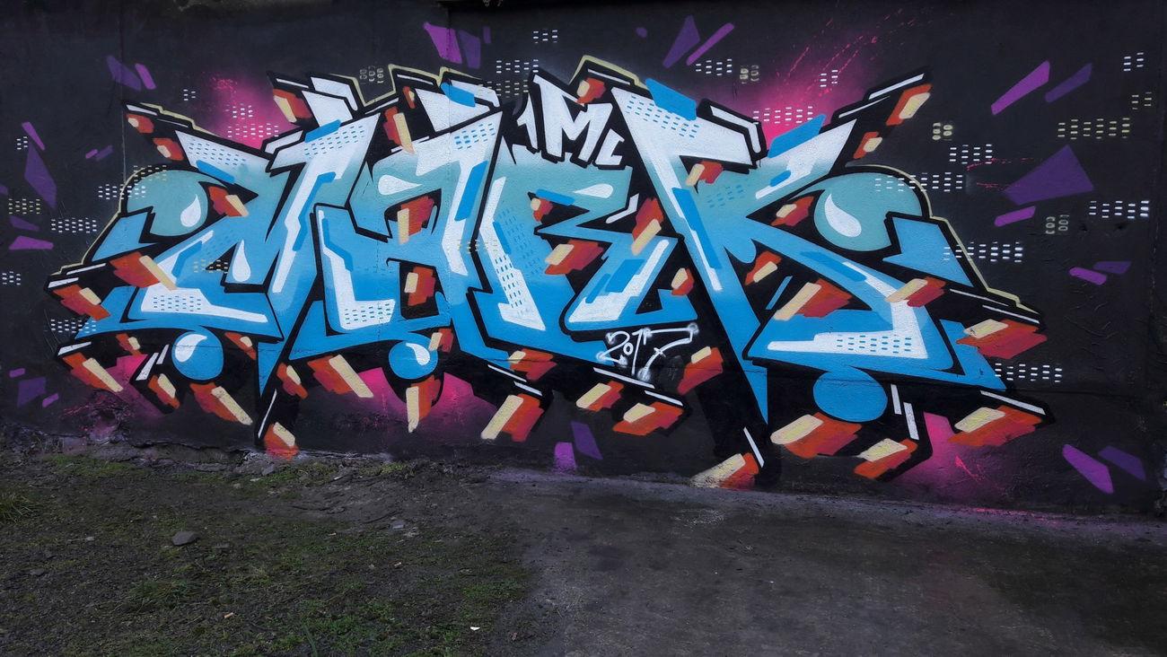 Graffiti Wall - Photo by mark_szo - Irelandgraff (2017)