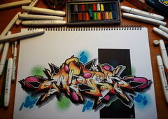 Graffiti Sketch - Photo by mark_szo (2017)