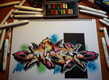 Graffiti Sketch - Photo by mark_szo (2017)