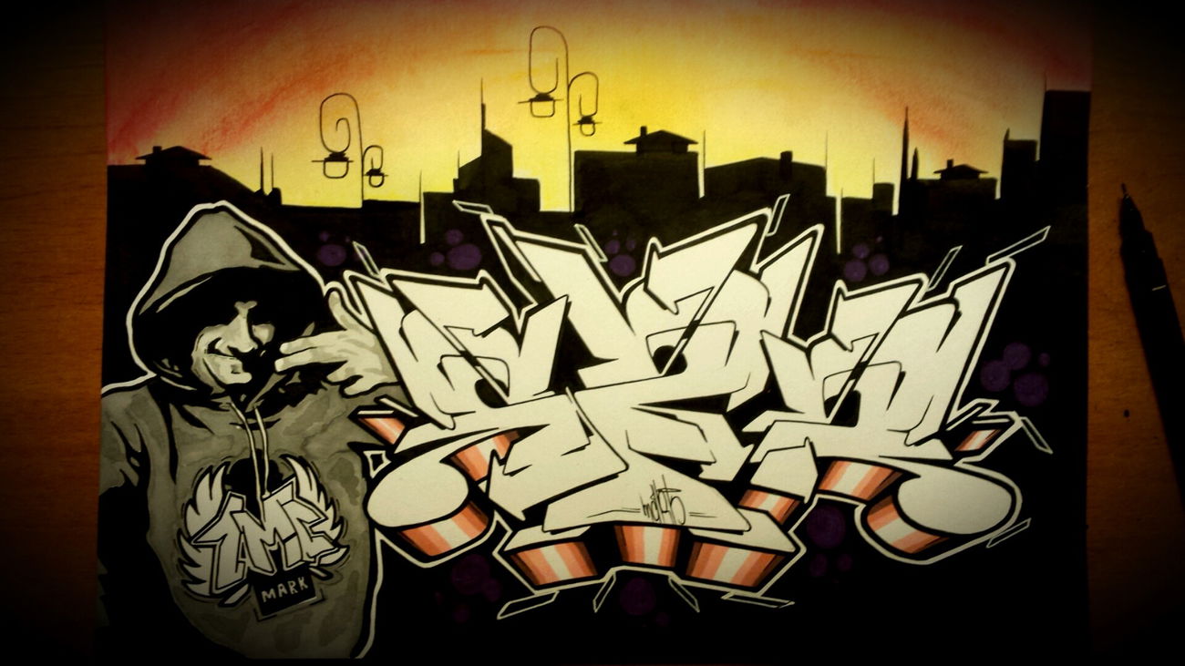 Graffiti Sketch - Photo by mark_szo (2015)