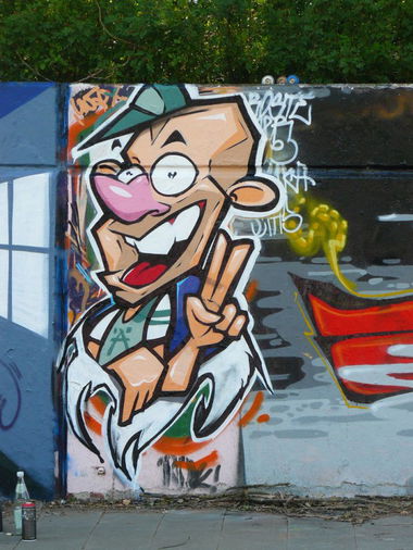 Graffiti Wall in Neuss - Photo by maruh - Aenyou, UWAX, Neuss (2014)