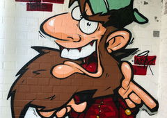 Graffiti Wall - Photo by maruh - morphosew48, aenyou, aenyouuwax (2019)