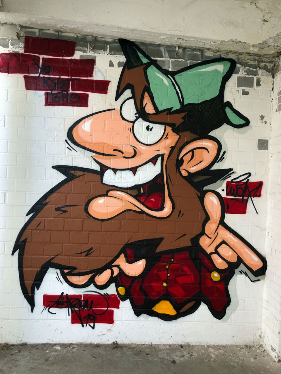 Graffiti Wall - Photo by maruh - morphosew48, aenyou, aenyouuwax (2019)