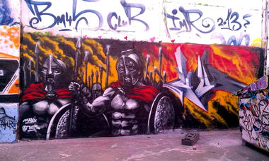 Graffiti Wall in Leipzig - Photo by marx