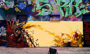 Graffiti Wall - Photo by marx - collab, with, help