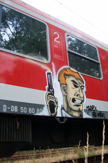 Graffiti Train - Photo by marx