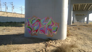 Graffiti Wall in Astrakhan - Photo by masezman (2013)