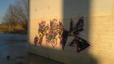 Graffiti Bombing - Photo by masezman