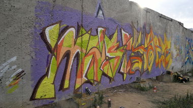 Graffiti Wall in Kulakovka - Photo by masezman (2014)