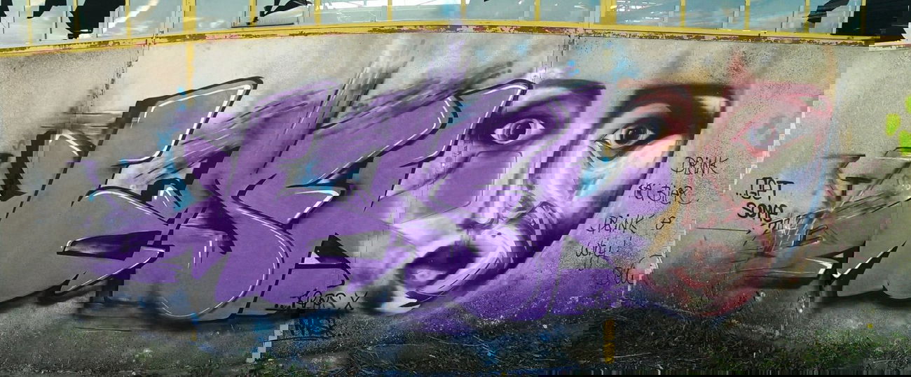 Graffiti Wall in La Celle-sous-Gouzon - Photo by mask - mask, versx, flex (2013)