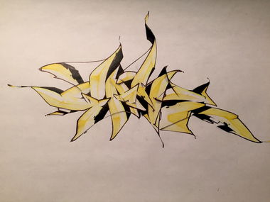 Graffiti Sketch - Photo by masterbaiter - exchange, quick (2015)