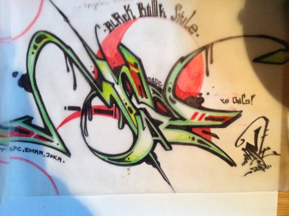 Graffiti Sketch - Photo by mastone - mastone