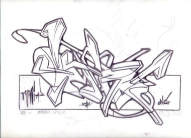 Graffiti Sketch - Photo by mastone - mastone