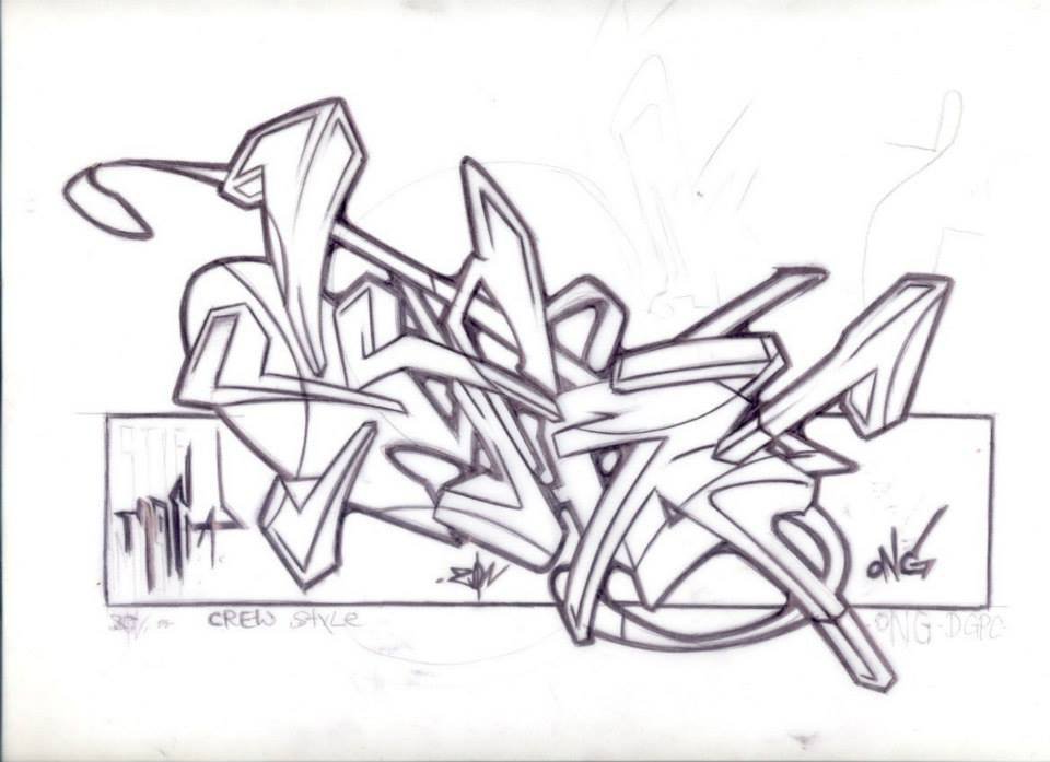 Graffiti Sketch - Photo by mastone - mastone