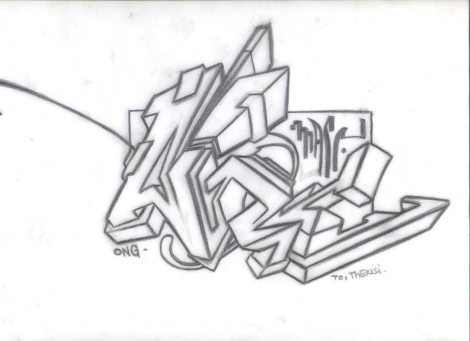Graffiti Sketch - Photo by mastone - mastone
