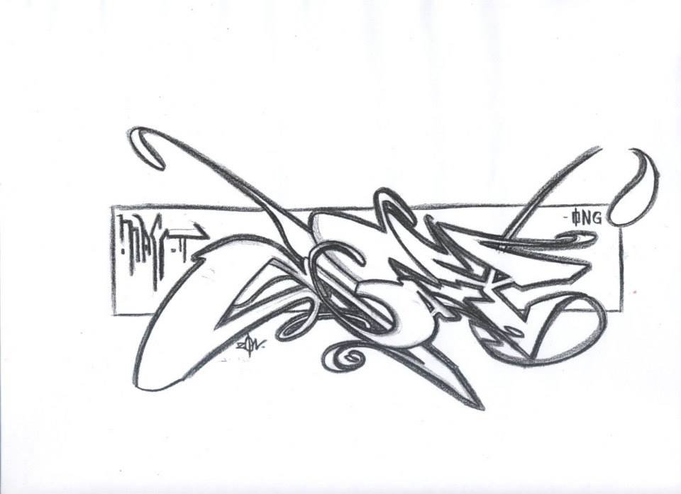 Graffiti Sketch - Photo by mastone - mastone
