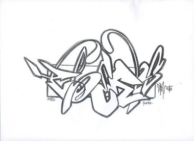 Graffiti Sketch - Photo by mastone - mastone