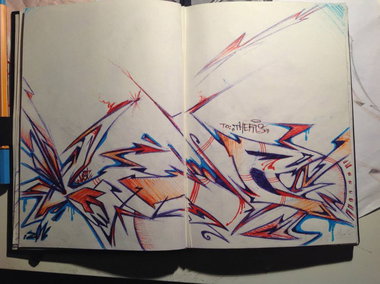 Graffiti Sketch - Photo by mastone - mastone
