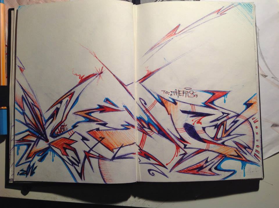 Graffiti Sketch - Photo by mastone - mastone