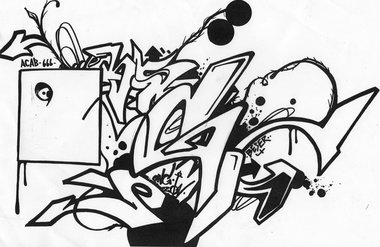 Graffiti Sketch - Photo by mastone - to, beser, by (2013)