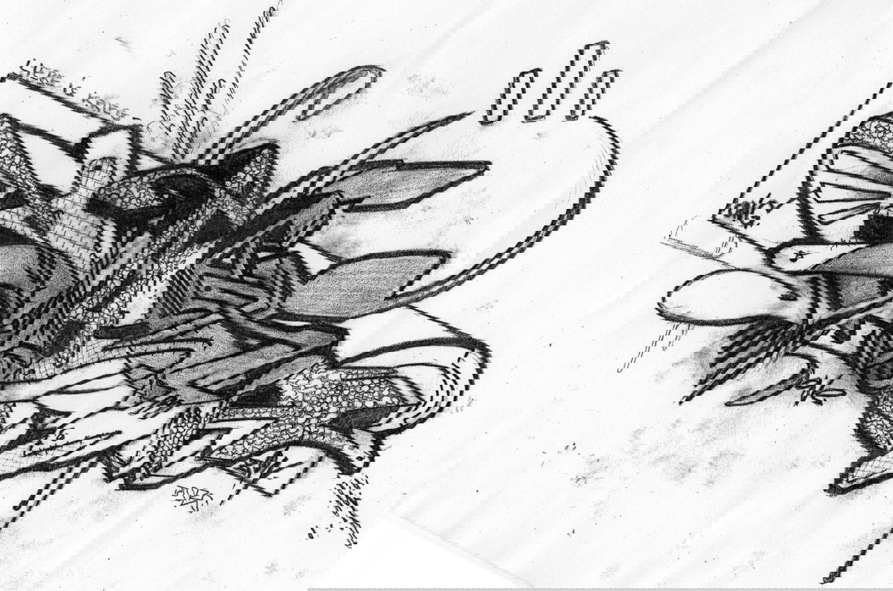 Graffiti Sketch - Photo by mastone - Mast, One (2013)