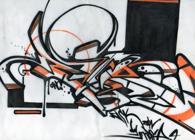 Graffiti Sketch - Photo by mastone - Risk, by, Mast (2013)