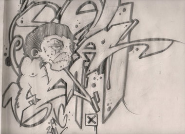 Graffiti Sketch - Photo by mastone - Mast, one