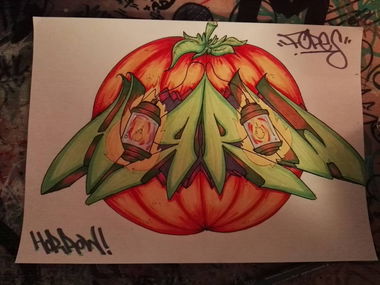 Graffiti Sketch - Photo by mathias (2015)