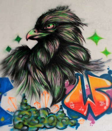 Graffiti Wall - Photo by maxcao - eagle (2013)