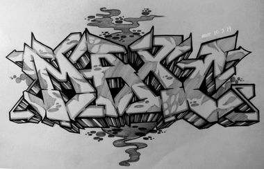 Graffiti Sketch - Photo by maxcao - maxc (2013)