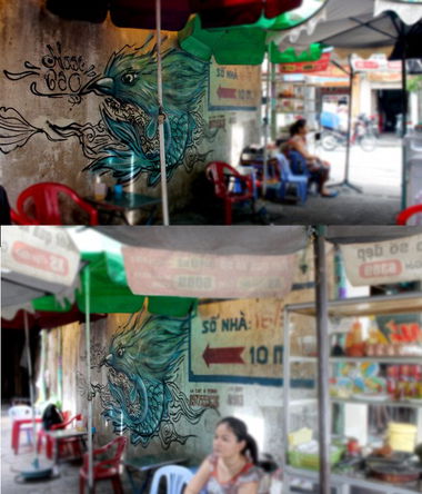 Graffiti Wall - Photo by maxcao - saigon (2013)