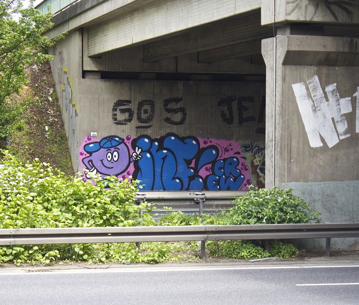 Graffiti Wall in Bonn - Photo by mayer - INF, CREW