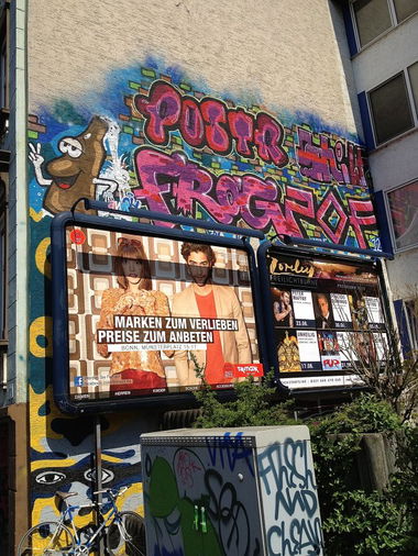 Graffiti Wall - Photo by mayer - Postr, Shilf, Frog (2012)