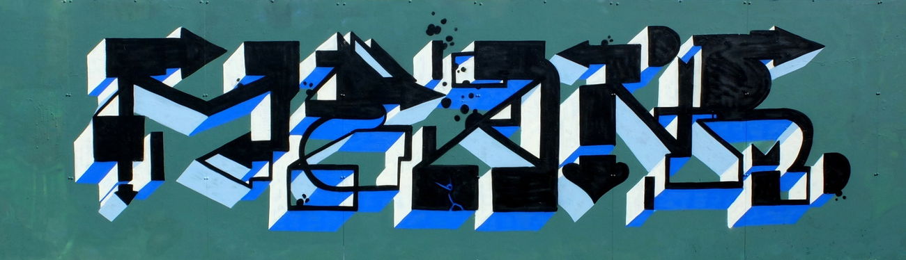 Graffiti Wall - Photo by meanr - meanr (2016)