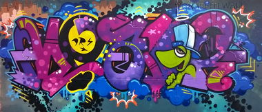 Graffiti Wall - Photo by meanr - meanr (2016)