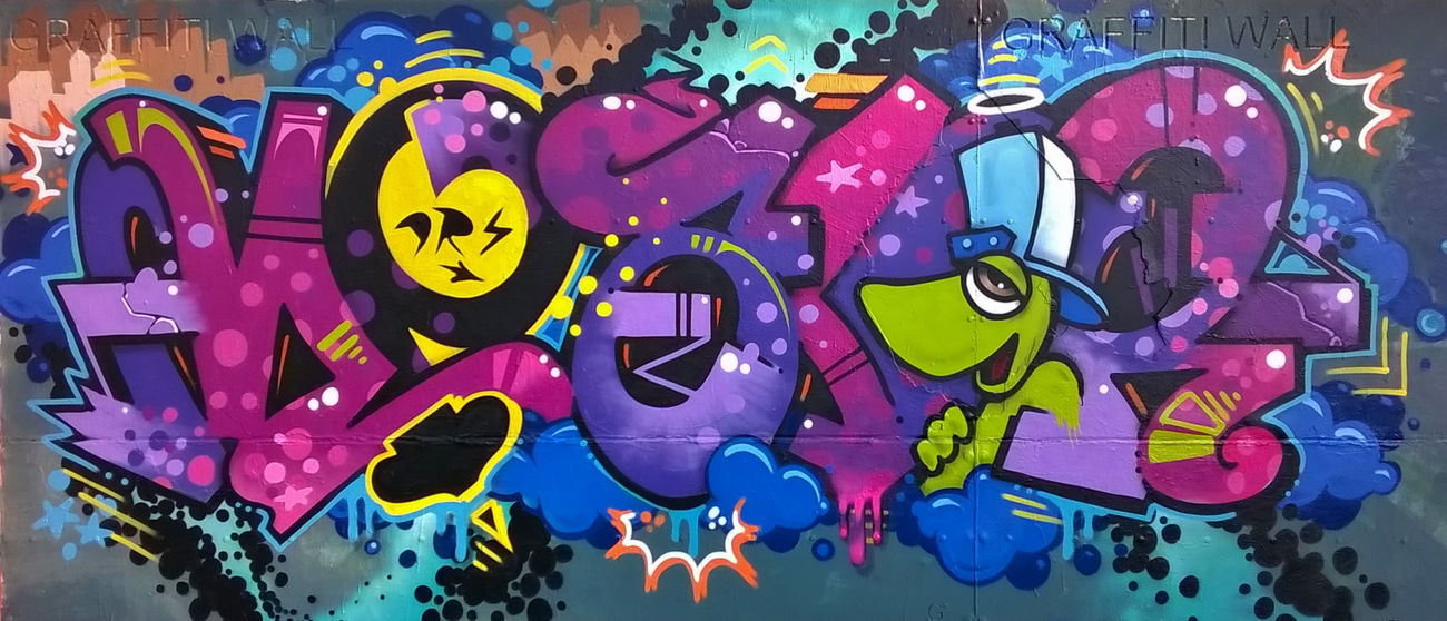 Graffiti Wall - Photo by meanr - meanr (2016)