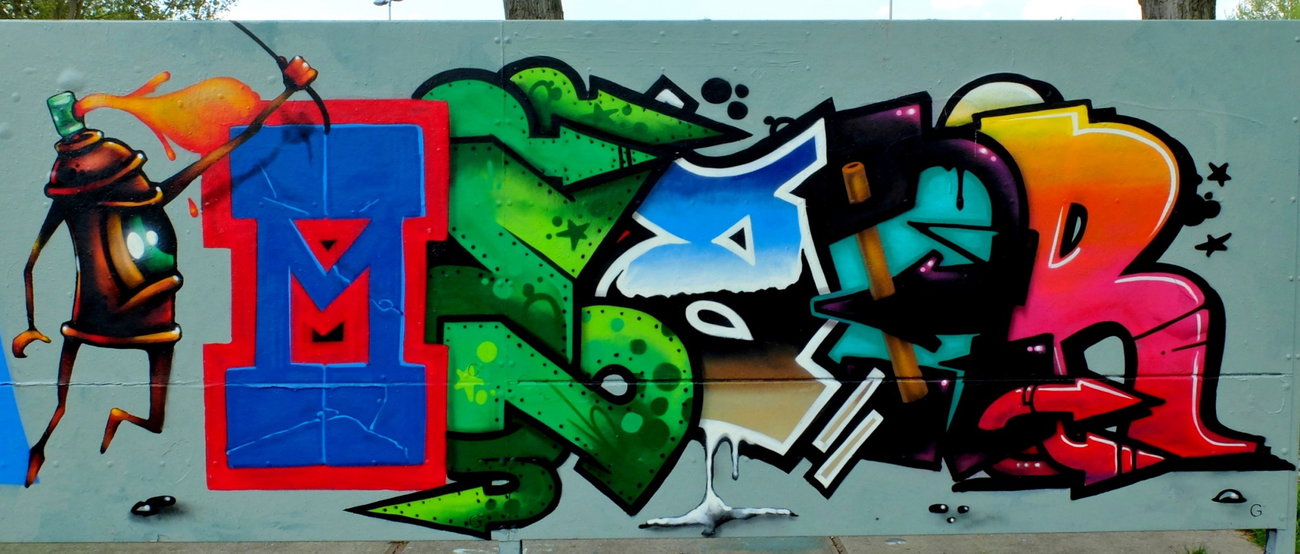Graffiti Wall - Photo by meanr - meanr (2015)