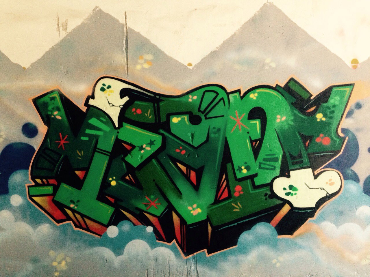 Graffiti Wall - Photo by meanr - meanr (2015)
